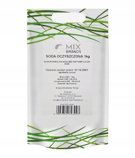 

Soda Oczyszczona Spożywcza 1KG Bez Antyzbrylacza