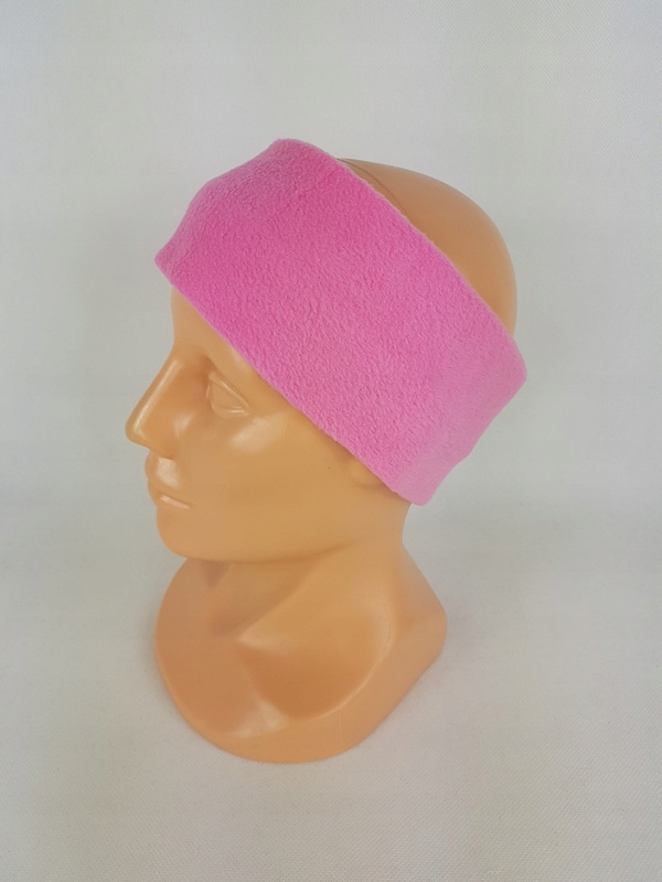 518 OPASKA z polaru polarowa szer. 8 cm ROŻOWA Materiał dominujący inny