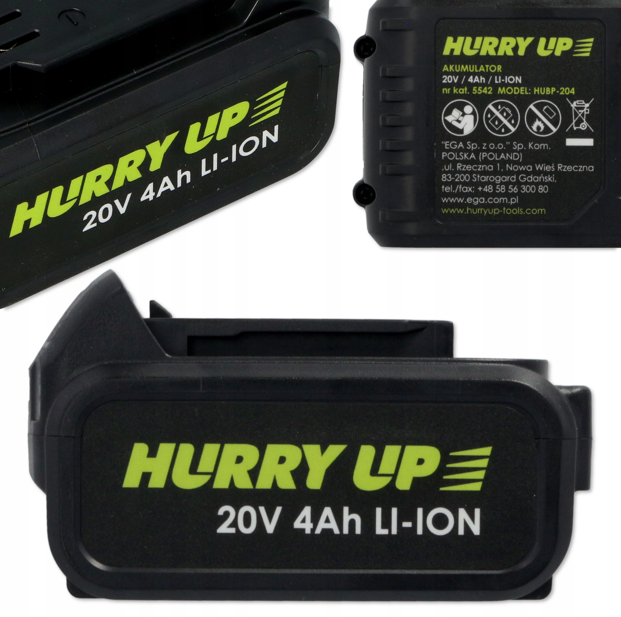 

Akumulator do elektronarzędzi Hurry Up 4Ah 20V