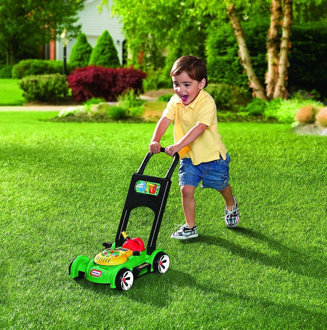 Little Tikes KOSIARKA DŹWIĘK pchacz 633614 CHODZIK GAS N GO MOWER DZWIĘK Wiek dziecka 18 m +