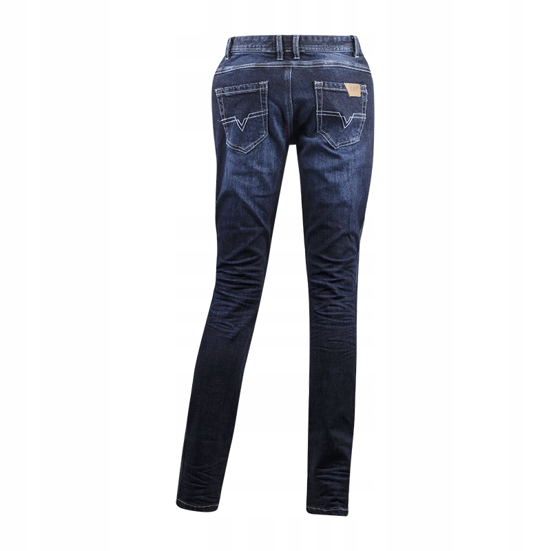 Spodnie motocyklowe LS2 Vision Lady blue S Jeans Materiał inny