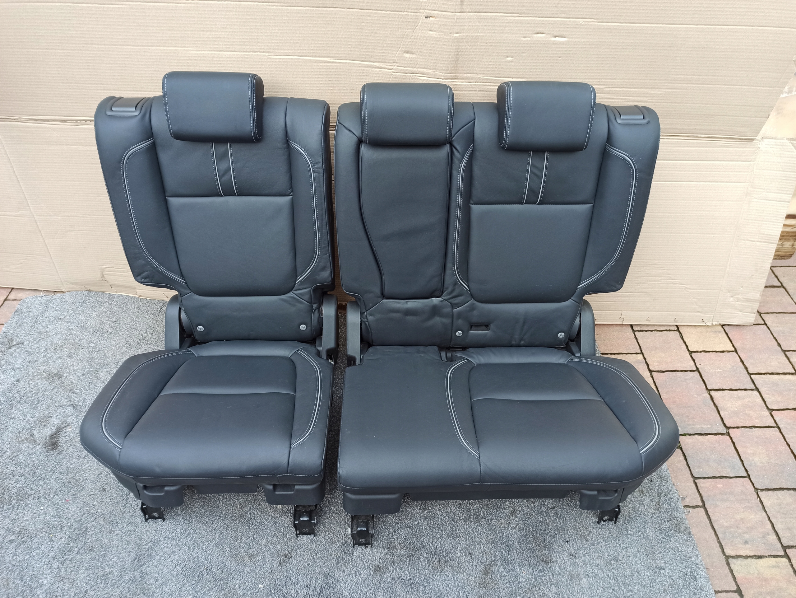 Sitz heck MITSUBISHI OUTLANDER III LIFT 17r Leder