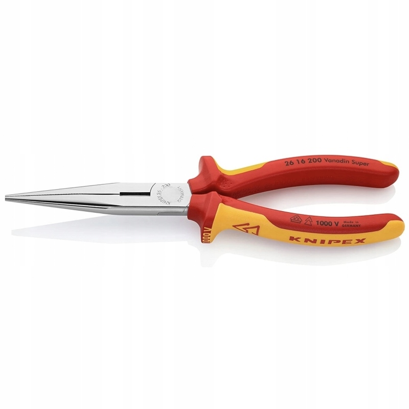 Knipex 26 16 200 szczypce wydłużone telefoniczne Vde 1000V