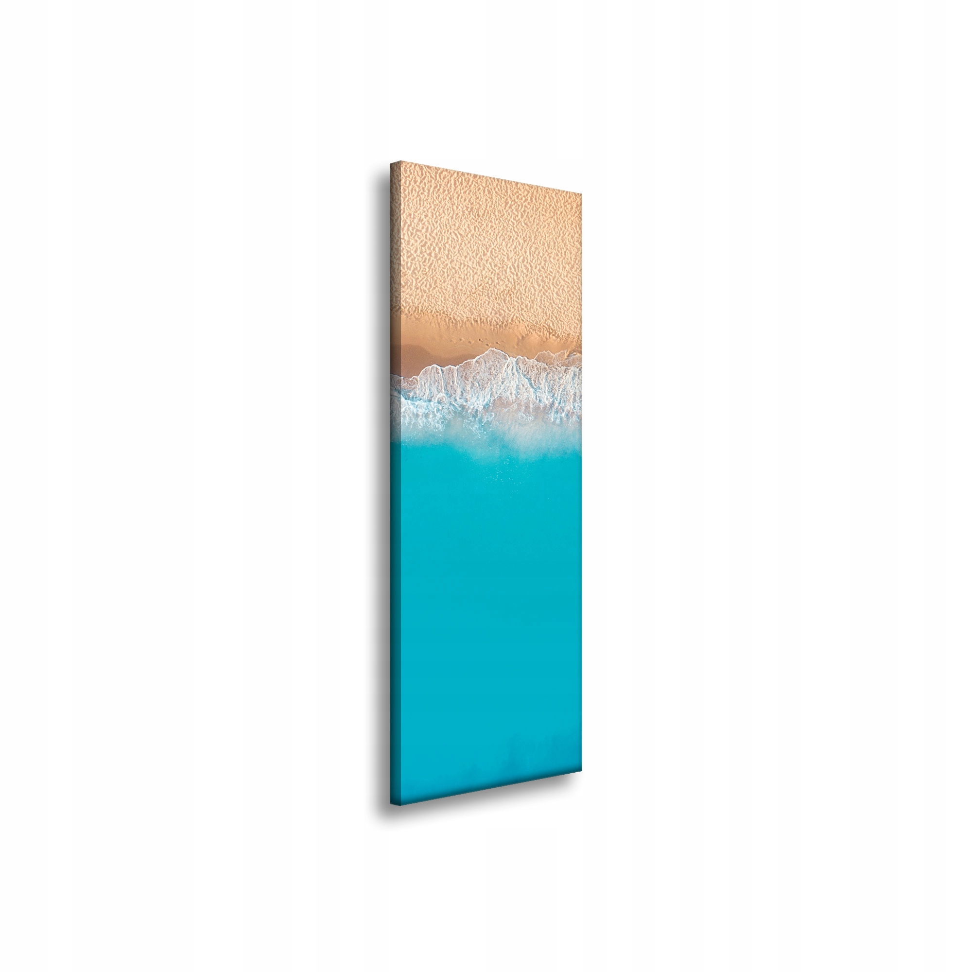 Obraz na plátně Pláž Voda Vlny Světle Modrá 40x120 cm Ideální jako dárek
