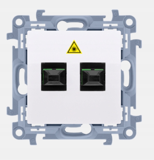 

Simon 10 Gniazdo światłowodowe podwójne CGS2.01/11