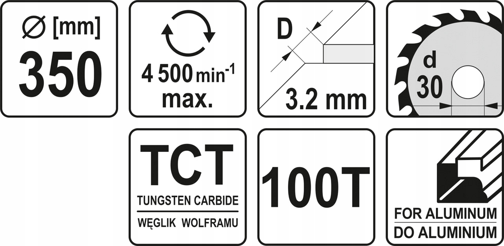 Kotoučová Pila Na Hliník 350X100X30
