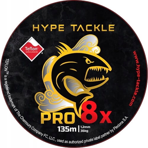 Plecionka Wędkarska Hype Tackle Pro 8X Green 0,18 mm 13,6 kg 135 m Szczupak