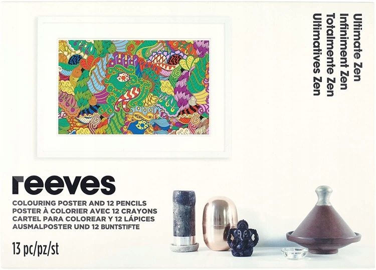 

Plakat Do Kolorowania Ultimate Zen Kredki Reeves