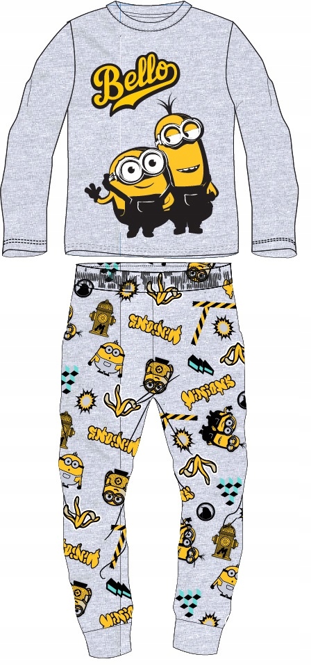 

Piżama Chłopięca Minionki Długi Rękaw 128