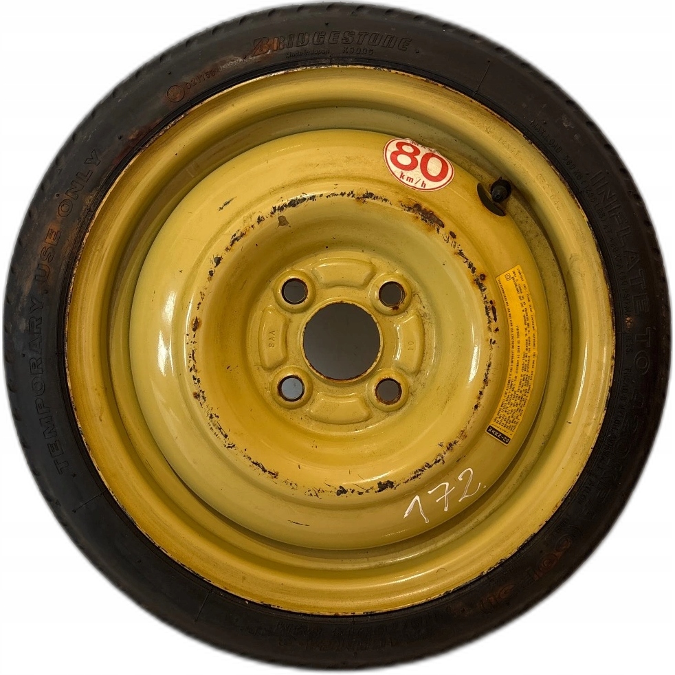 wheel spare Honda Civic Vi 4x100 115/70/D14