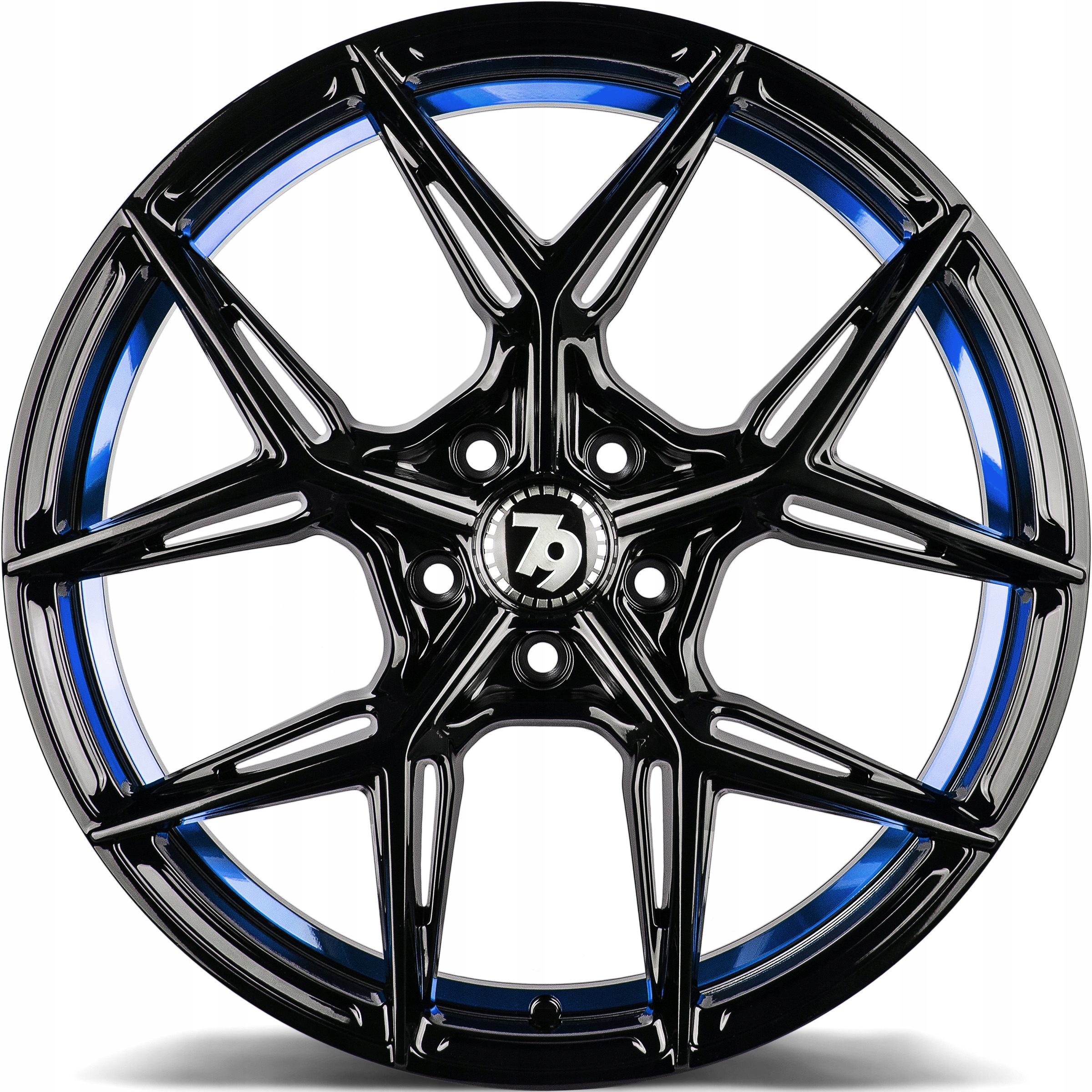 Černé ráfky 18 5x112 9J ET40 Seventy9 79 Audi Vw