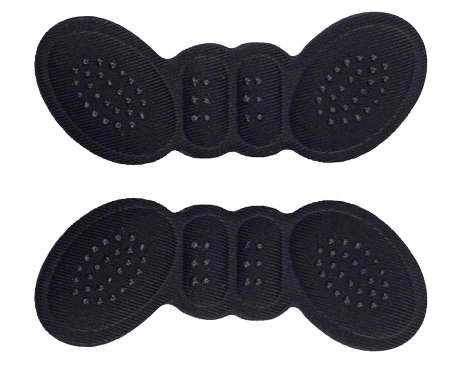 PIANKOWE ZAPIĘTKI DO BUTÓW SPORTOWYCH SZPILEK WKŁADKI NA OTARCIA CZARNY Płeć uniseks