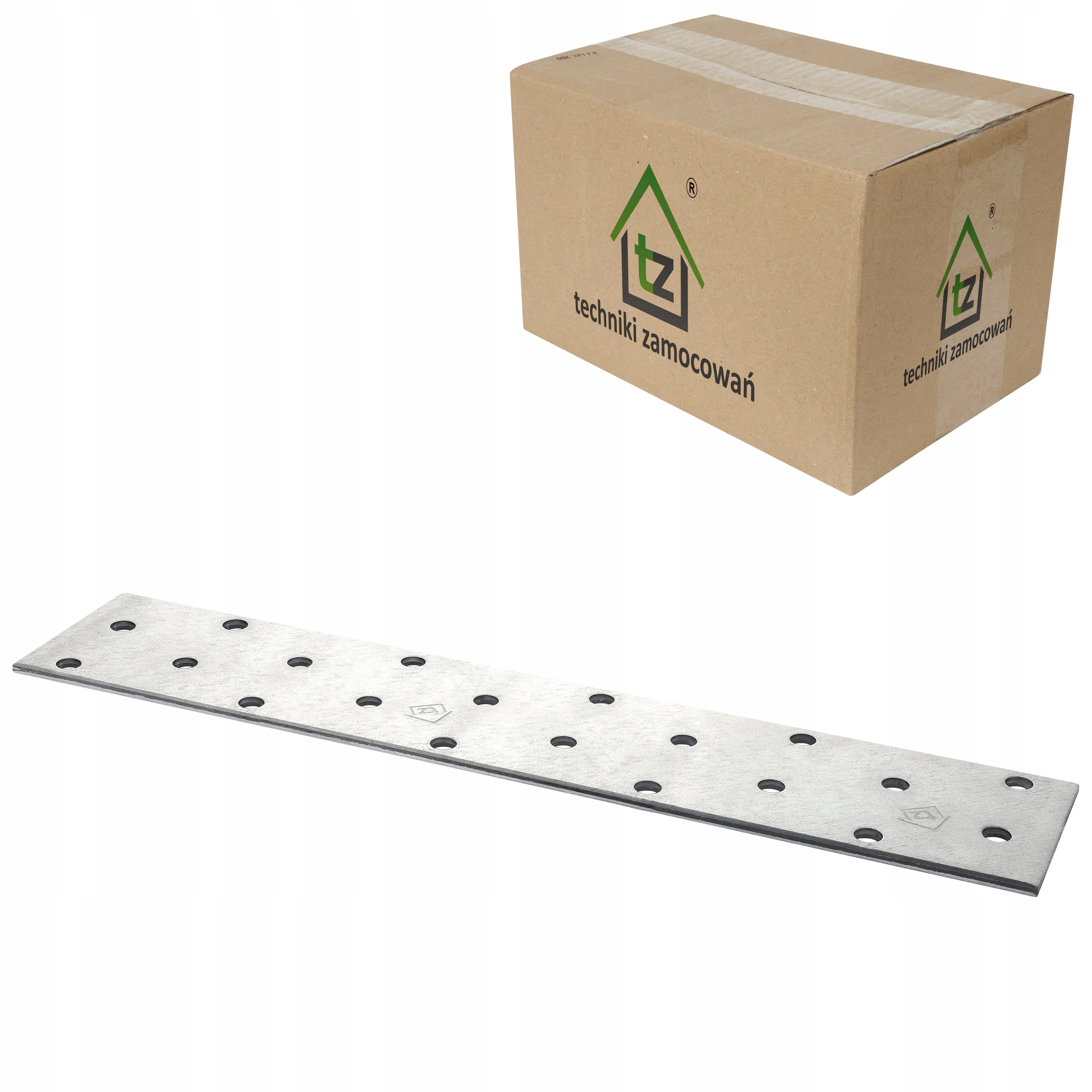 Děrované destičky 40x200 x 2 mm 50 ks Tesařské spojky ploché PP36