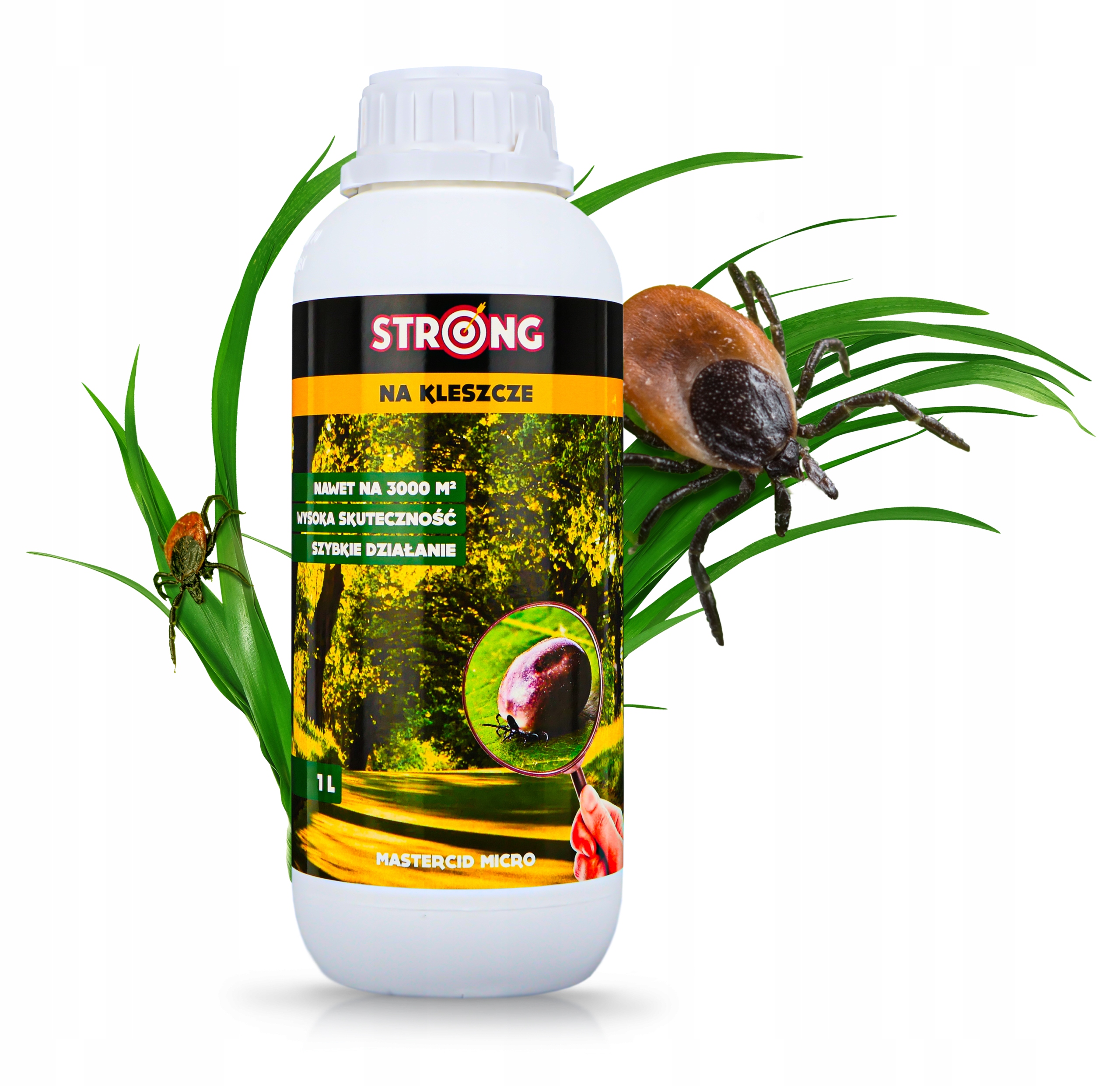 Płyn przeciwko kleszczom, komarom, muchom Strong 1 kg 1000 ml
