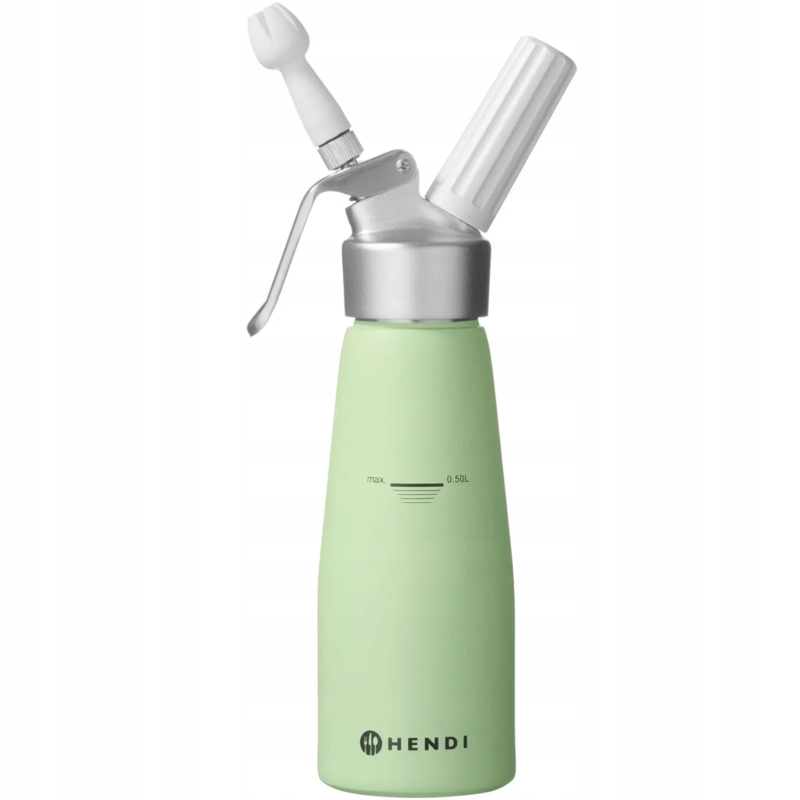 Profesionální Sifon Na Šlehačku Pistáciově Zelený 0,5 L, Krémový