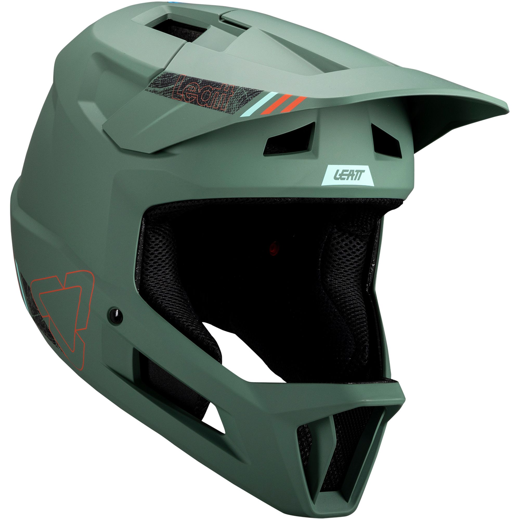 Cyklistická přilba Leatt Full Face Mtb Gravity 1.0 Teal M 57-58 Dh Mtb Koloběžka