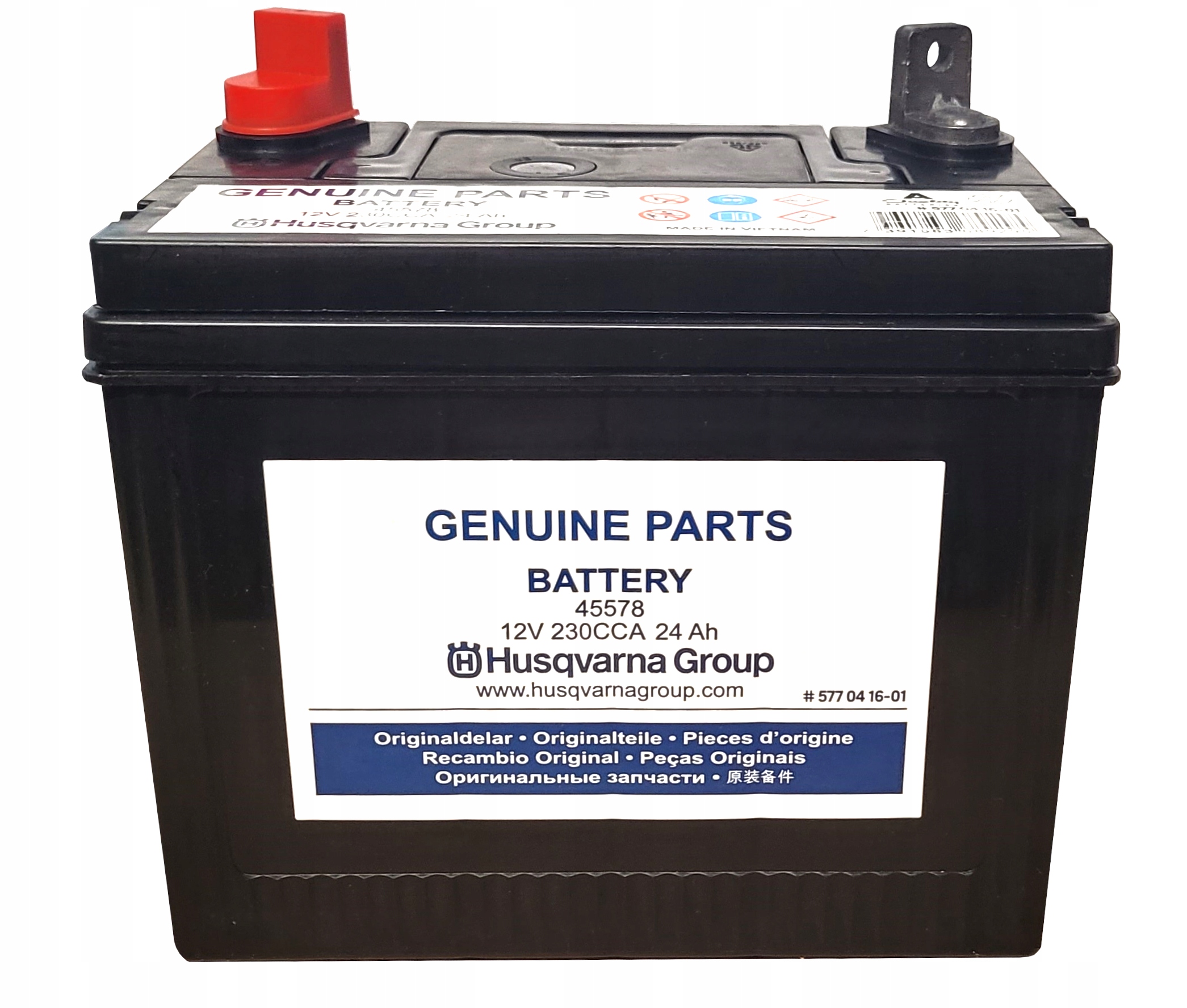 AKUMULATOR 12V 24Ah DO TRAKTORKA TRAKTORKÓW HUSQVARNA PARTNER MCCULLOCH