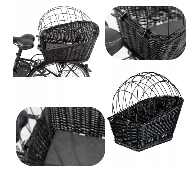 Trixie Koszyk rowerowy dla psa do 8 kg 35 x 49 x 55 cm