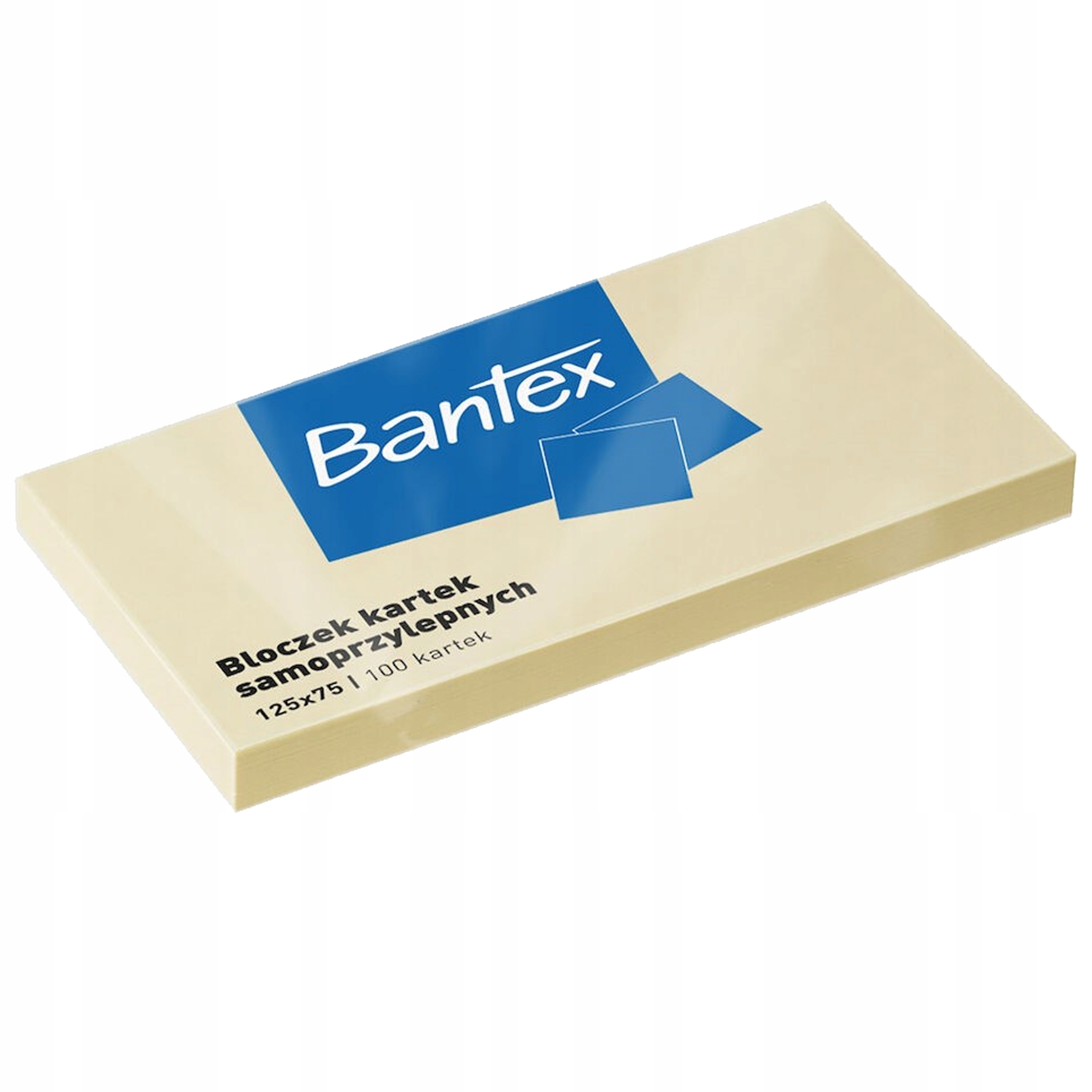 

Karteczki Samoprzylepne 125x75mm 100K Żółty Bantex