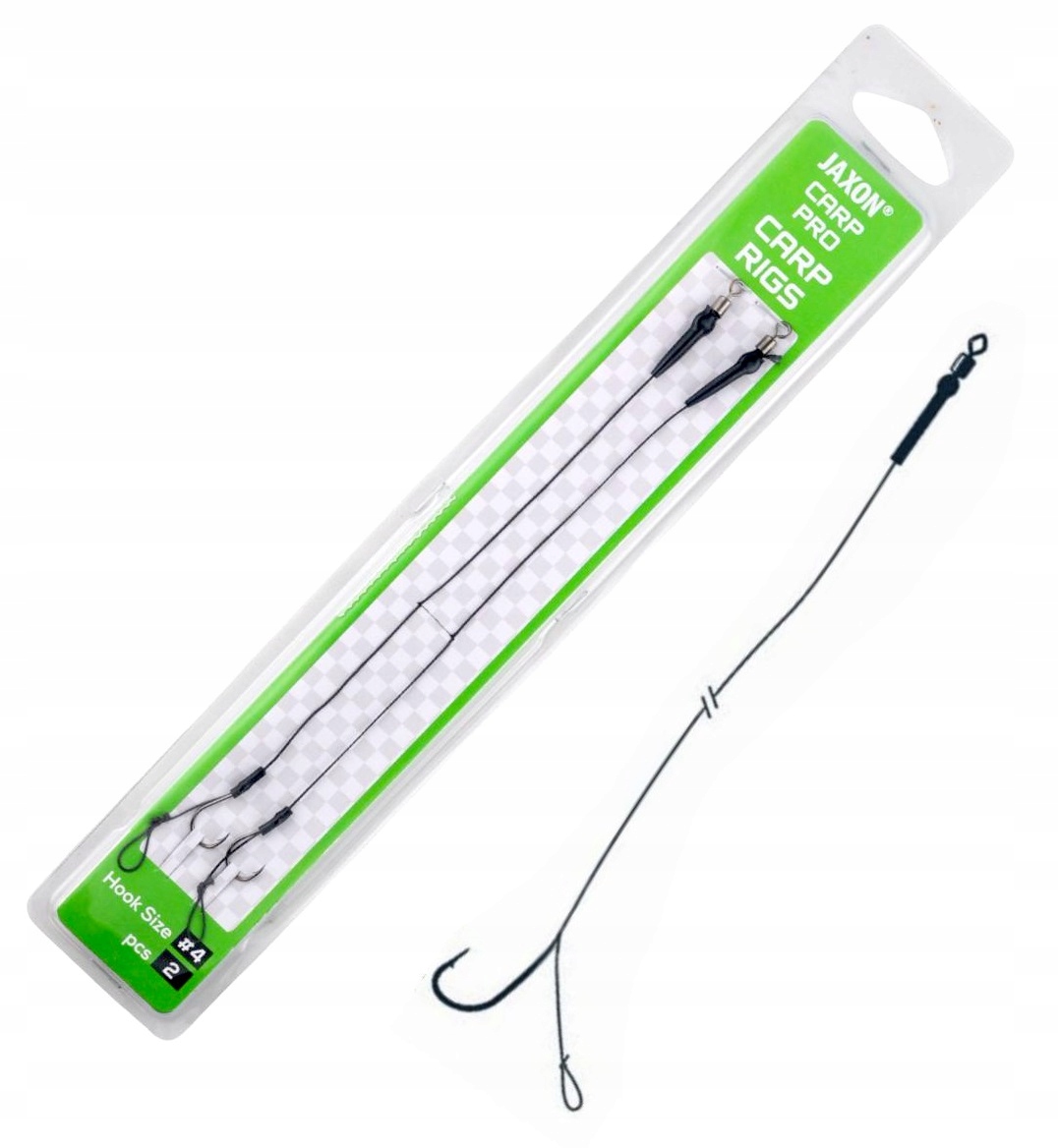 Gotowe Przypony Karpiowe Włosowe Włos Plecionka 21cm Haczyk 4 Ac-pct