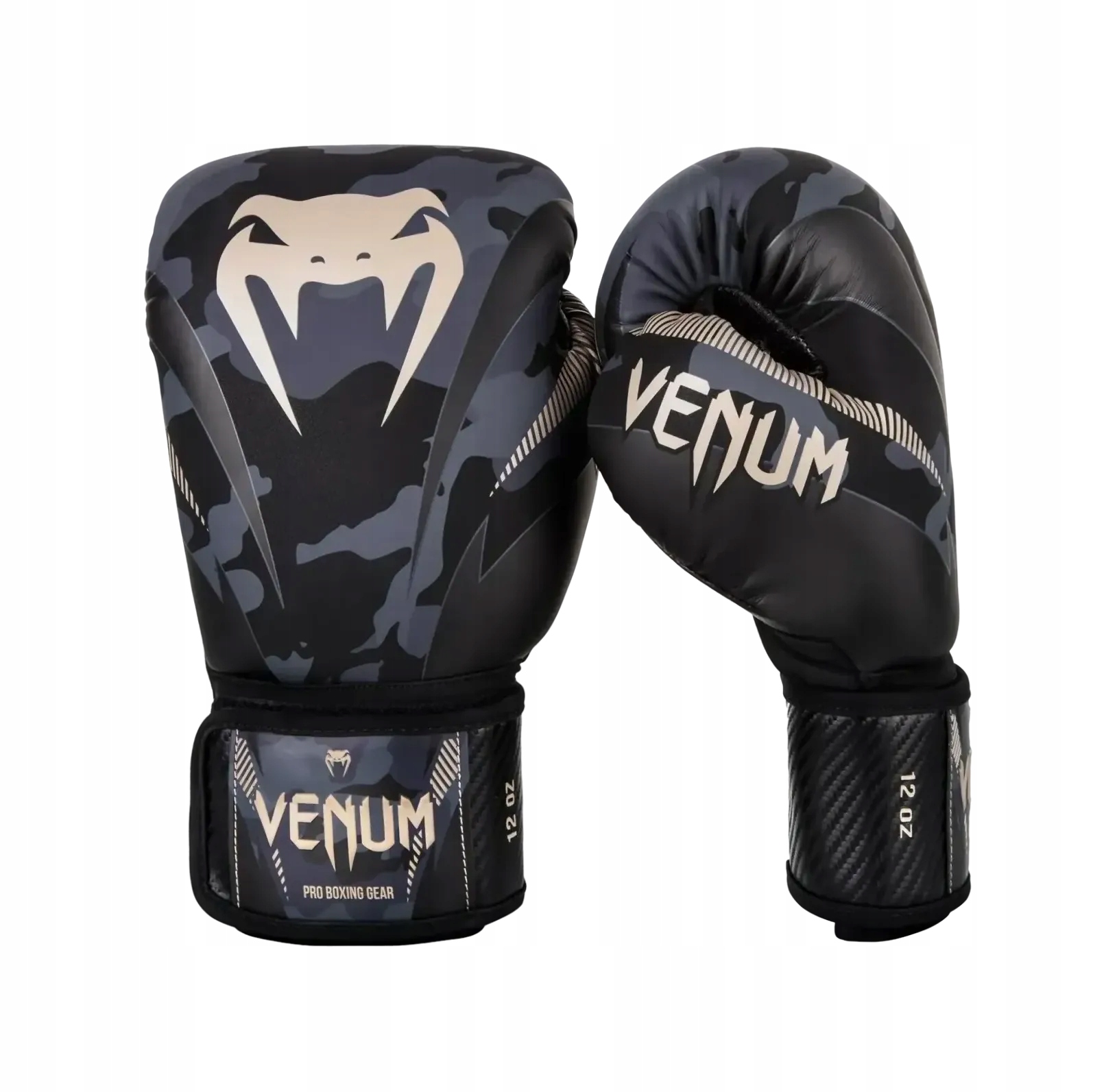 rękawice bokserskie venum impact 10OZ Camo Ciemny/piaskowy
