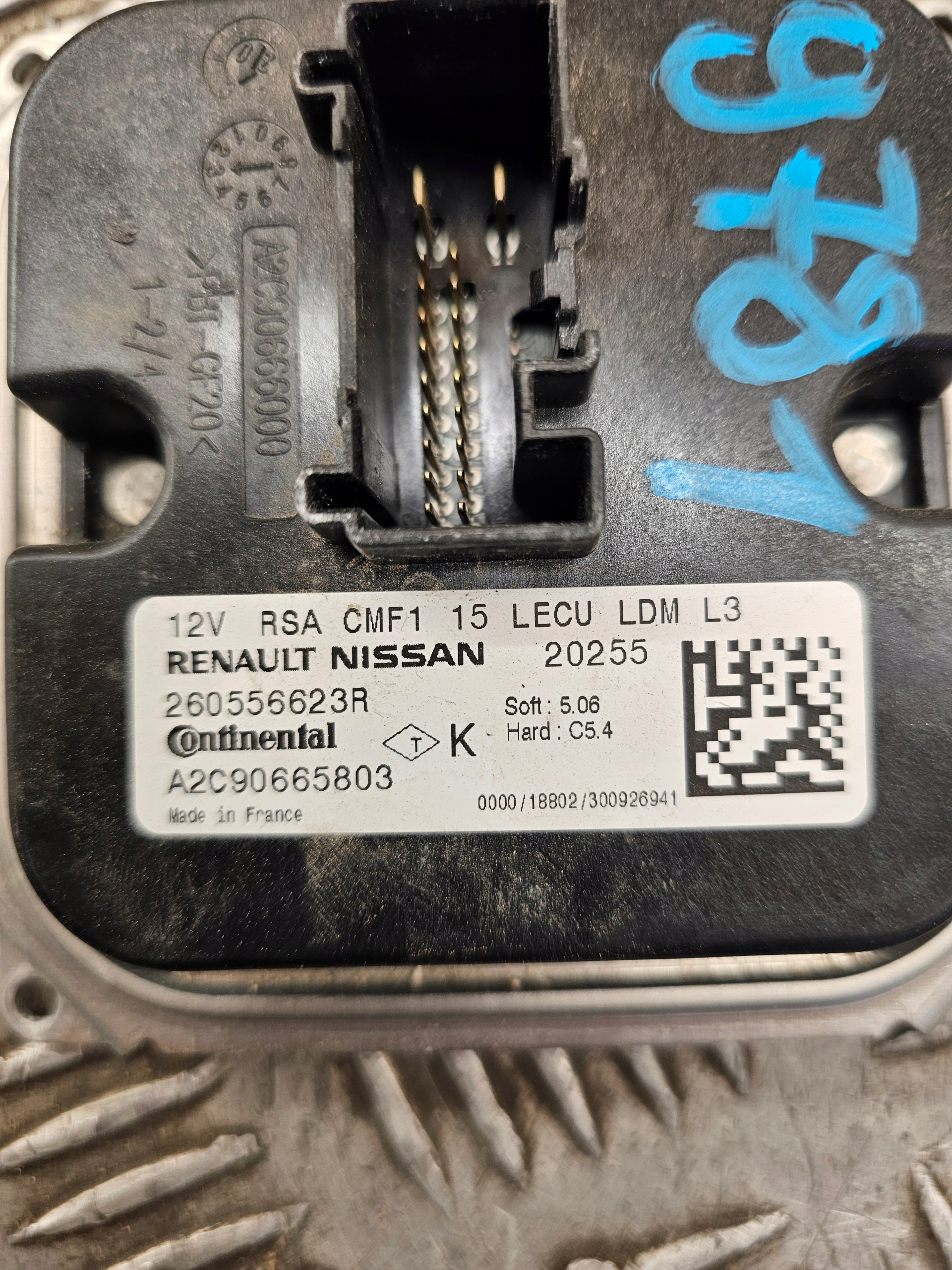 module lights control unit LED RENAULT 260556623R