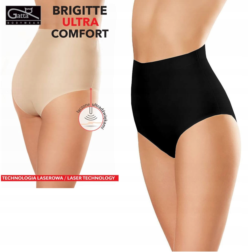 

Figi Gatta Brigitte Comfort Laserowe | Czarny| S