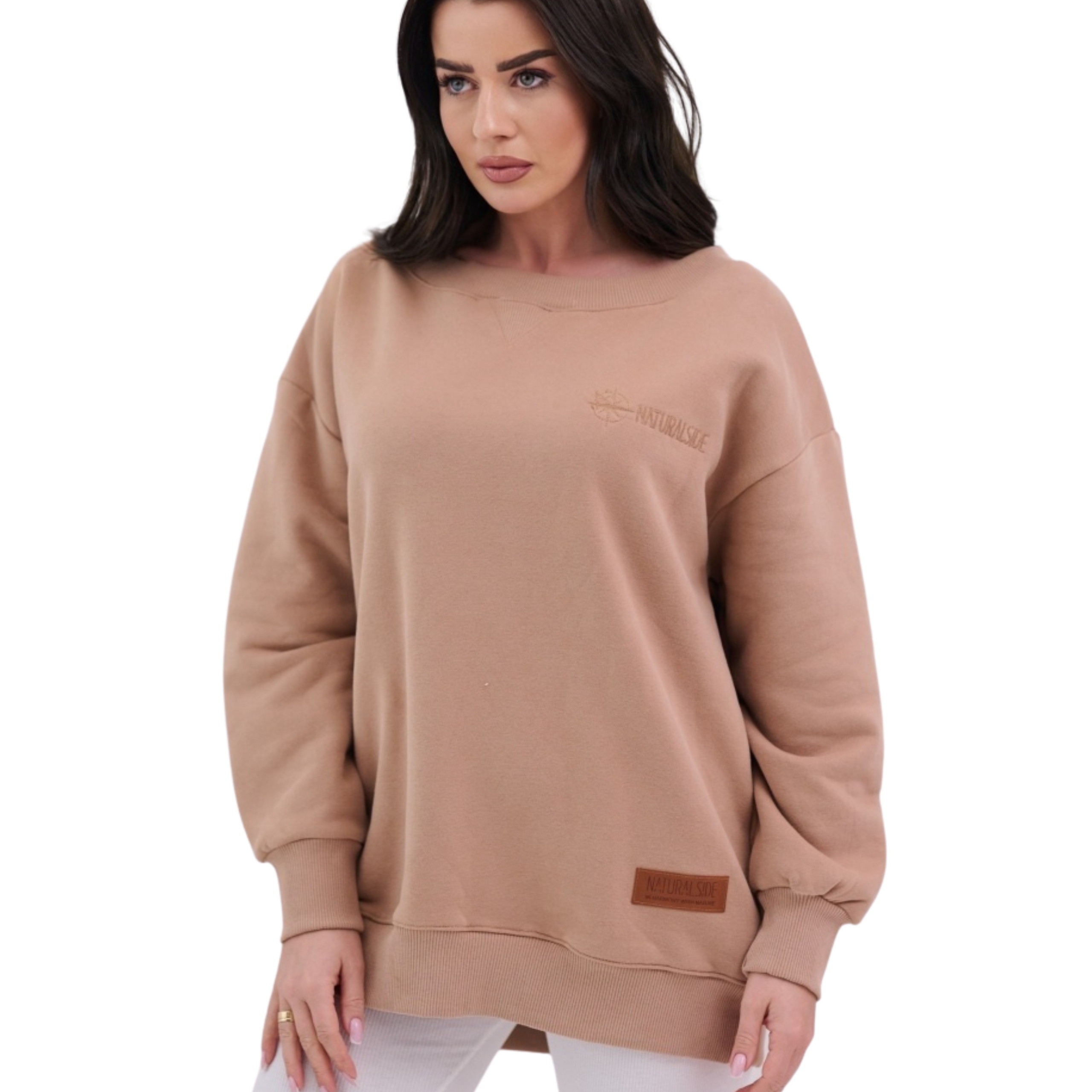 Mikina s dlouhým ramínkem Premium, karamelová, Velikost