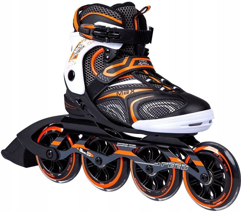 Nils Brusle 2v1 Kolečkové Brusle pro rychlou jízdu Velká kola 100 mm Pánské