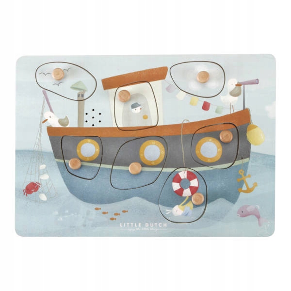 

Little Dutch Puzzle dźwiękowe Sailors Bay LD4762