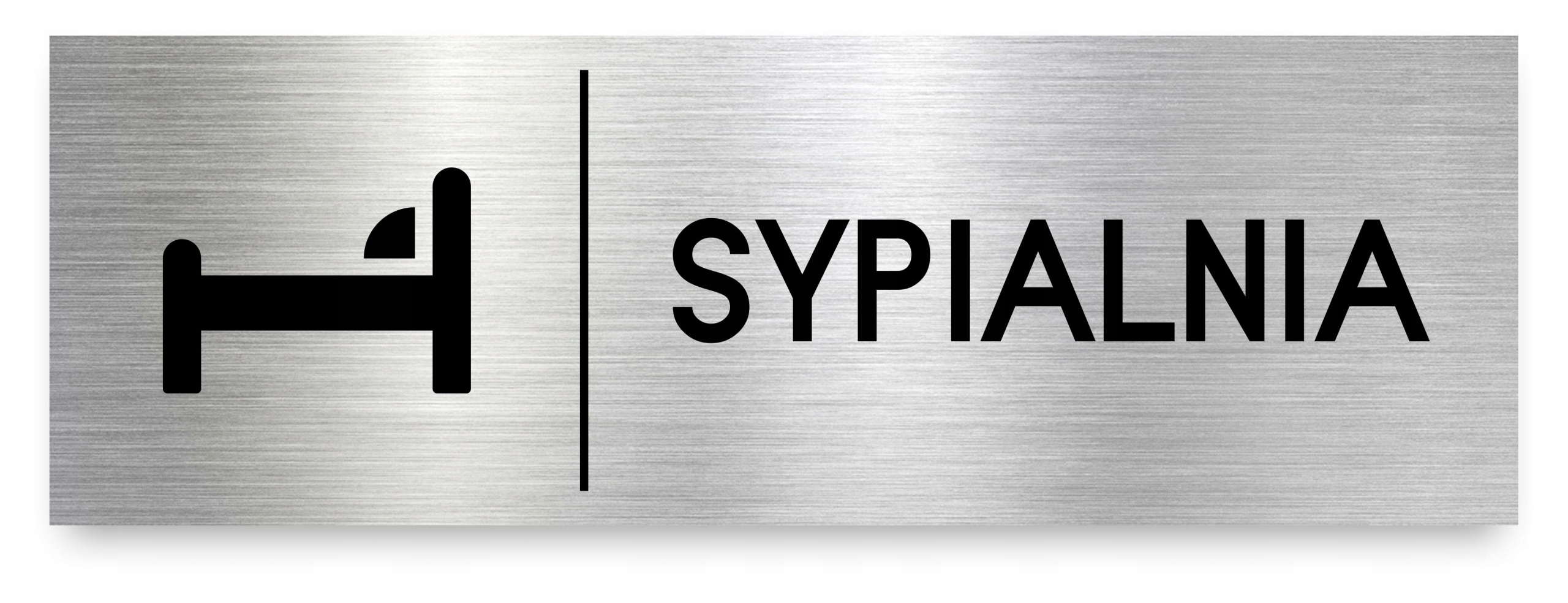 

Tabliczka Sypialnia 30x10 cm Dibond