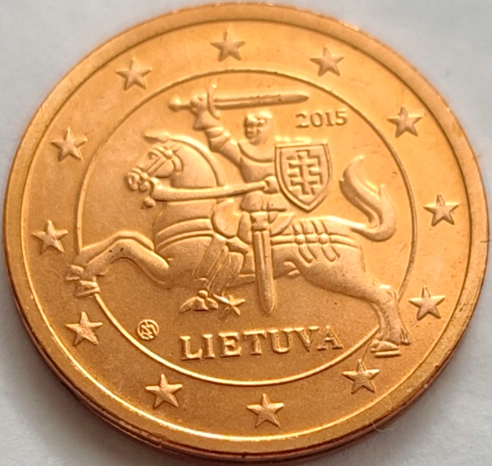 4256 - Litwa 2 eurocenty, 2015