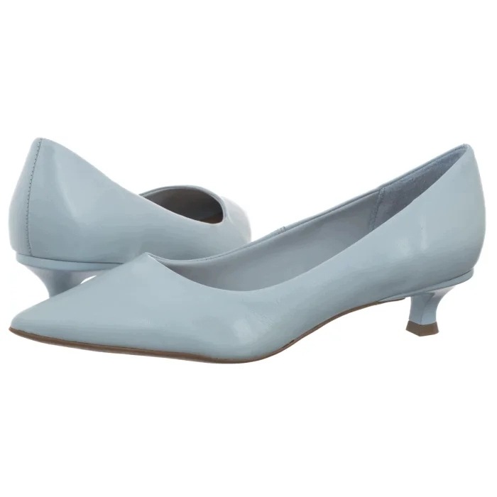 Dámské kožené lodičky Nepeke Amira Azul Pastel Modré