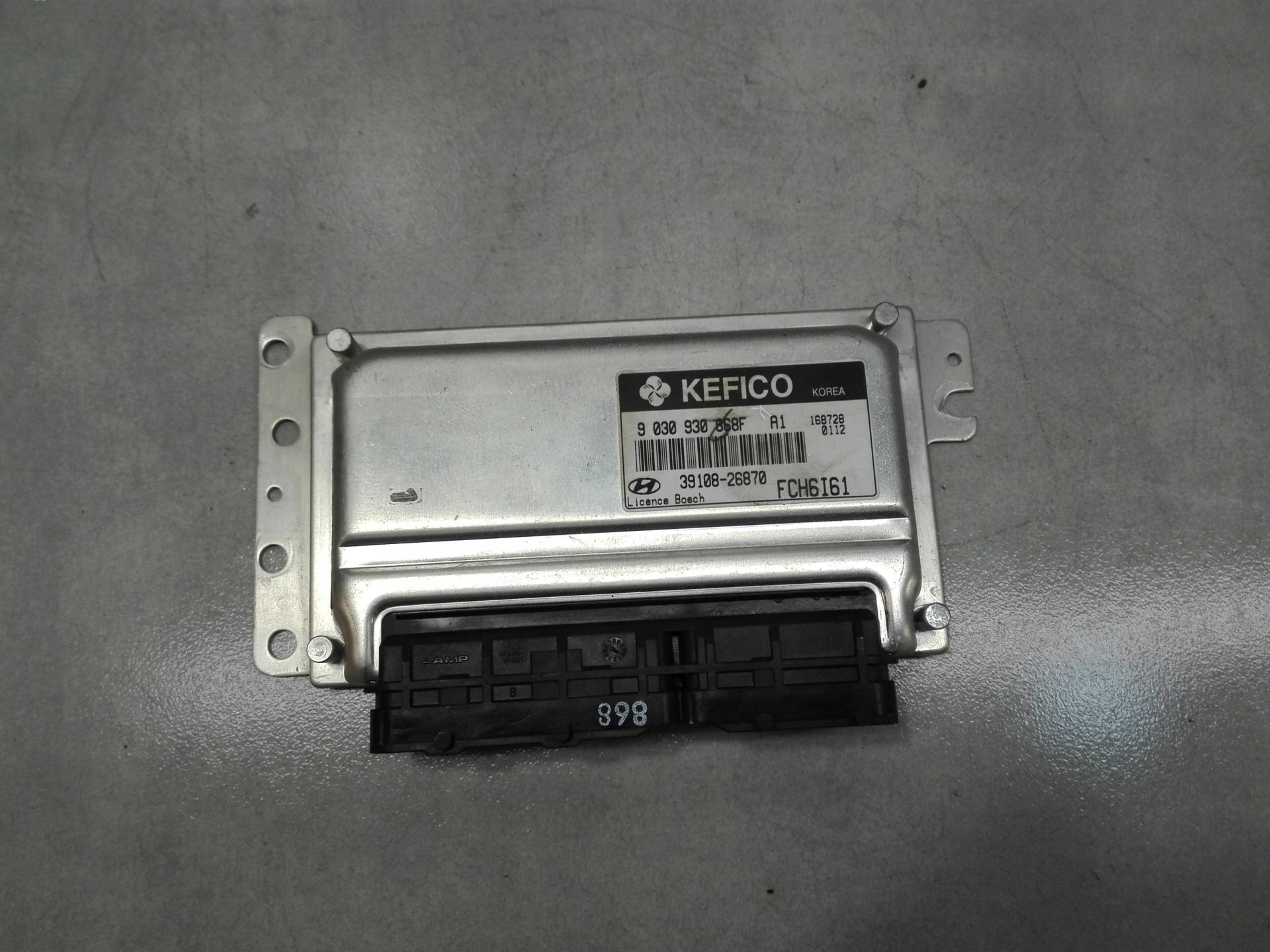 control unit of the engine HYUNDAI MATRIX 1.6 16V 39108-26870