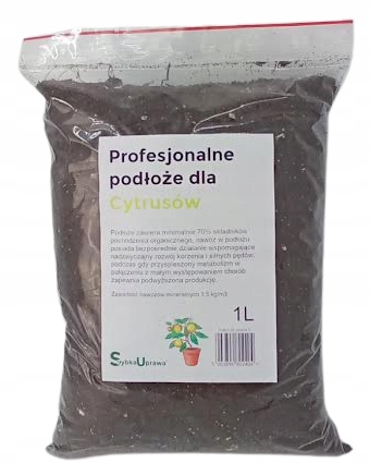 Podłoże rośliny cytrusy specjalistyczne 1 litr
