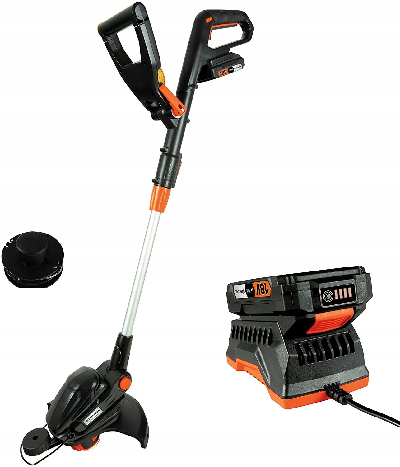 Podkaszarka Akumulatorowa Grizzly Deltafox Dg-cgt 1825 18V 2Ah Li-ion 25cm