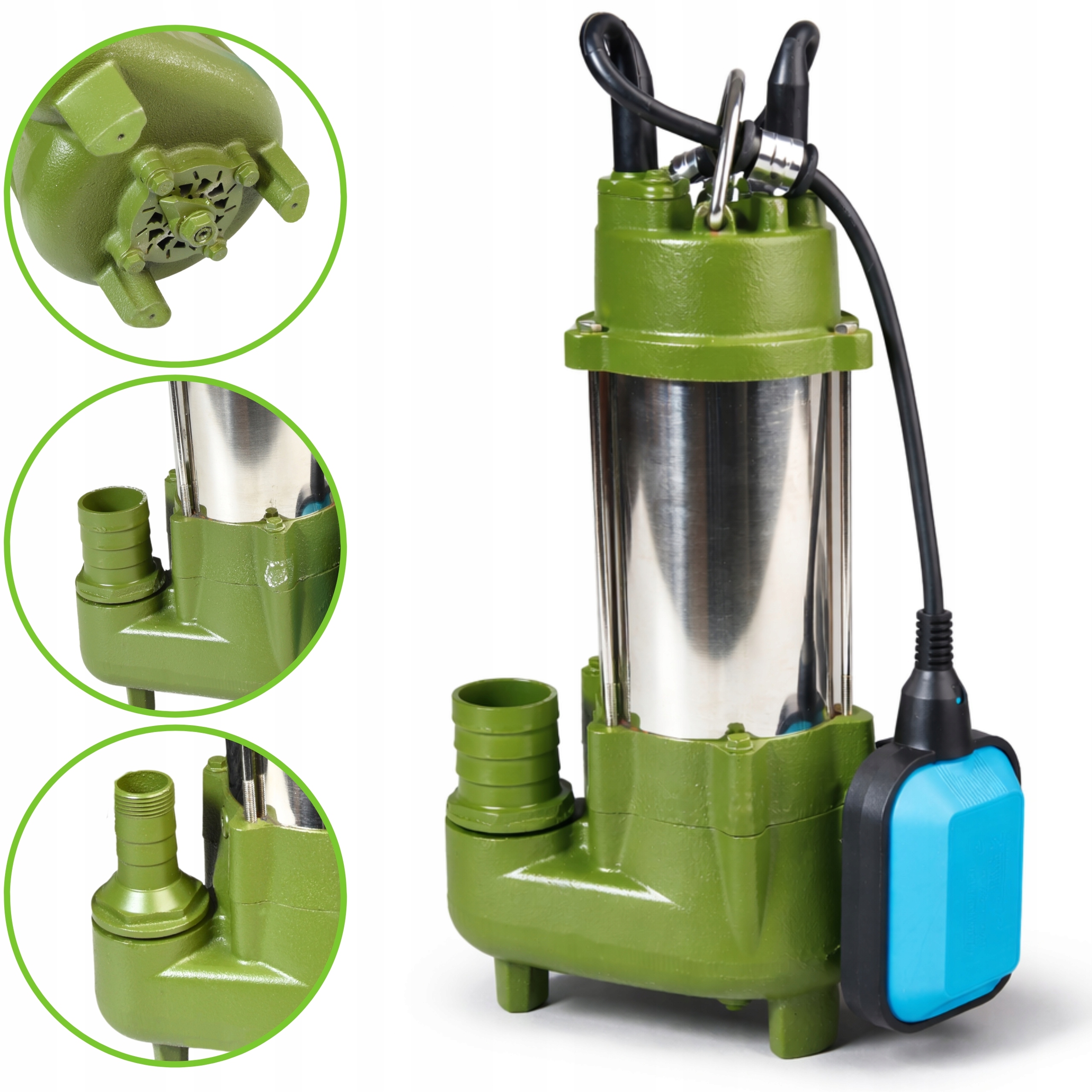 Ponorné Čerpadlo 300 W Pro Špinavou Vodu A Odpadní Vodu, Řezací Drtič Plovák