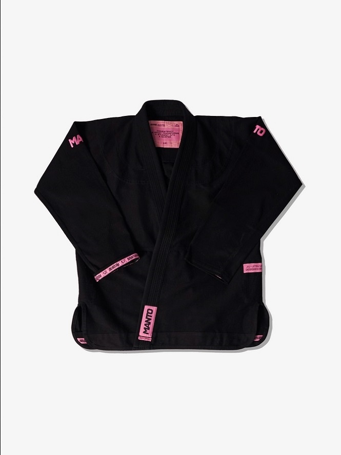 Manto Gi Kimono Bjj Jiu-jitsu rise Dla Kobiet Różowo-czarne A0