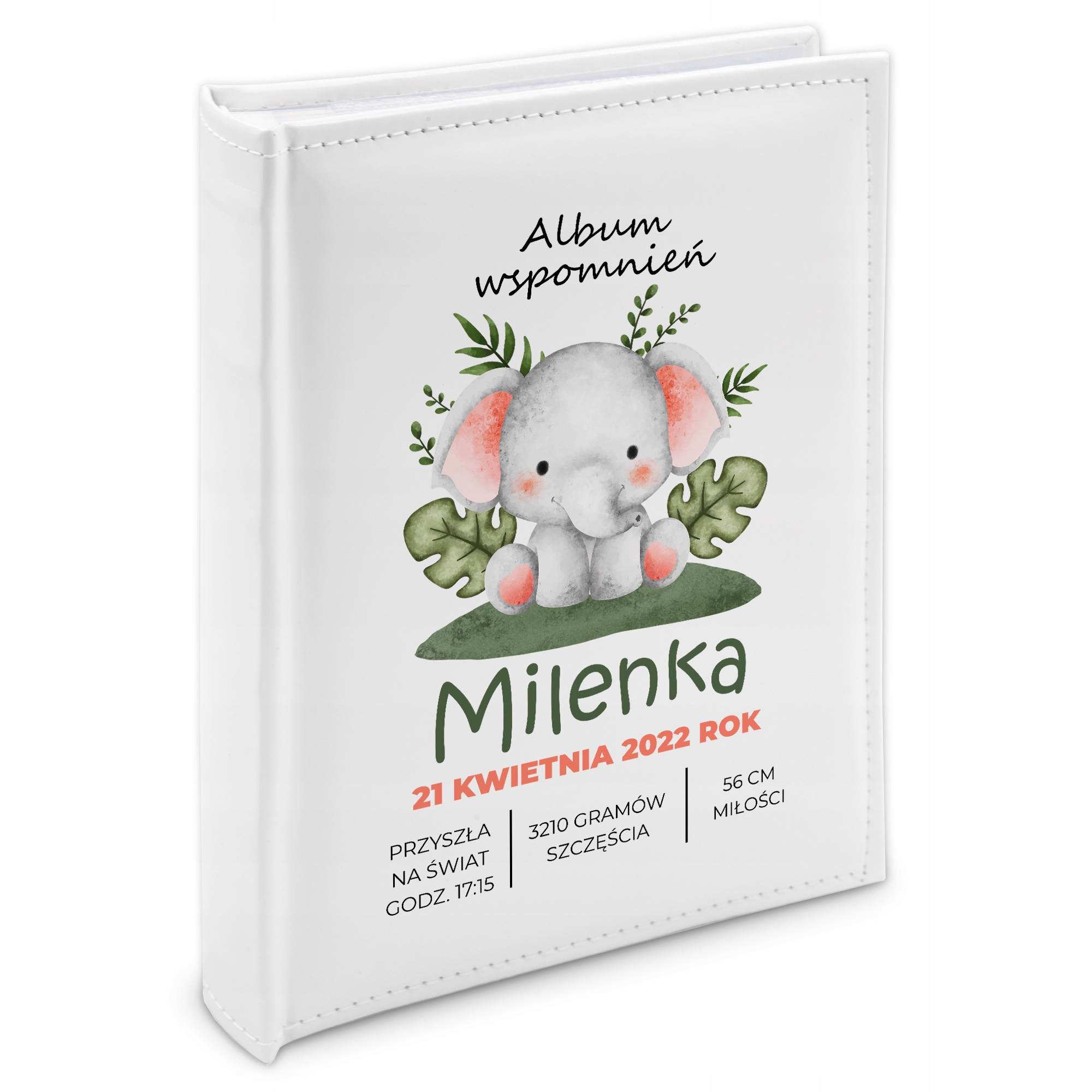 Bílý Album Jako Dárek Křest Jméno Ekokůže Šitý
