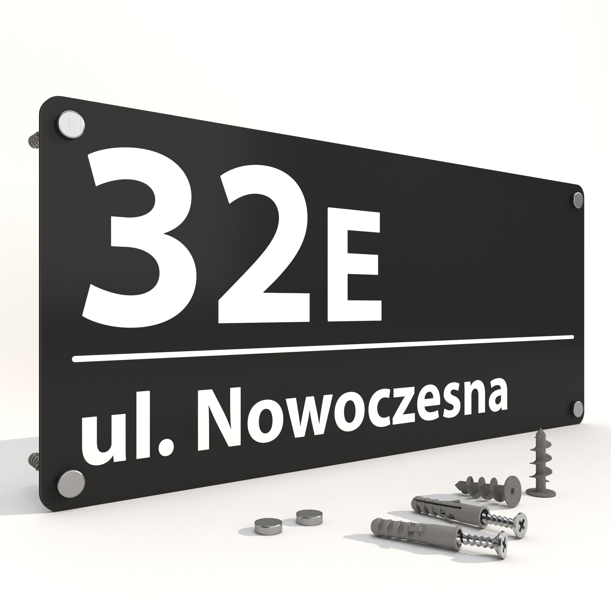Tabliczka tablica ADRESOWA numer na dom numer domu ALUMINIOWA KOLORY 35x15