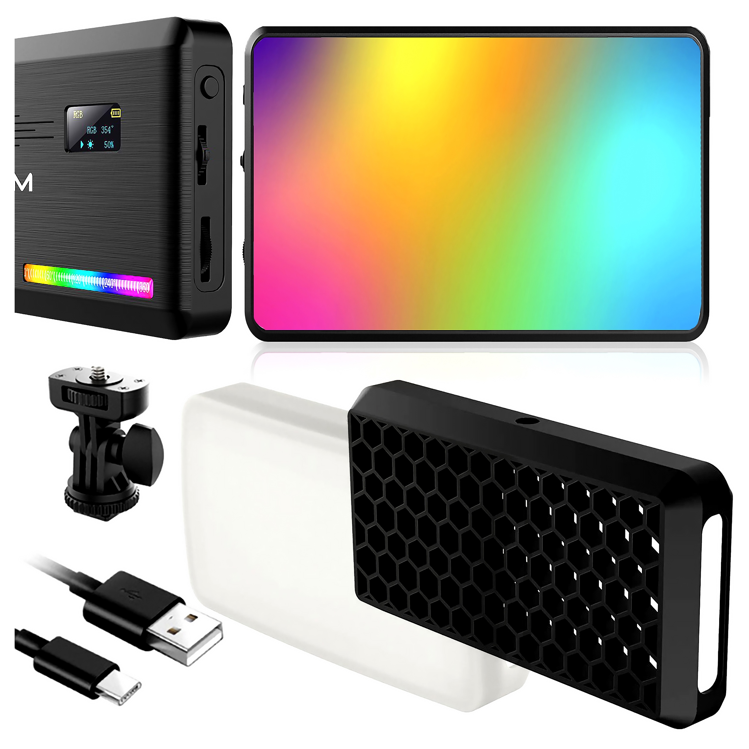 Nepřetržité osvětlení Rgb Led lampa speciální efekty Ulanzi Vijim VL196