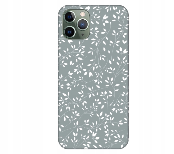 

Etui pokrowiec do iPhone 11 Pro Floral kwiaty lisc