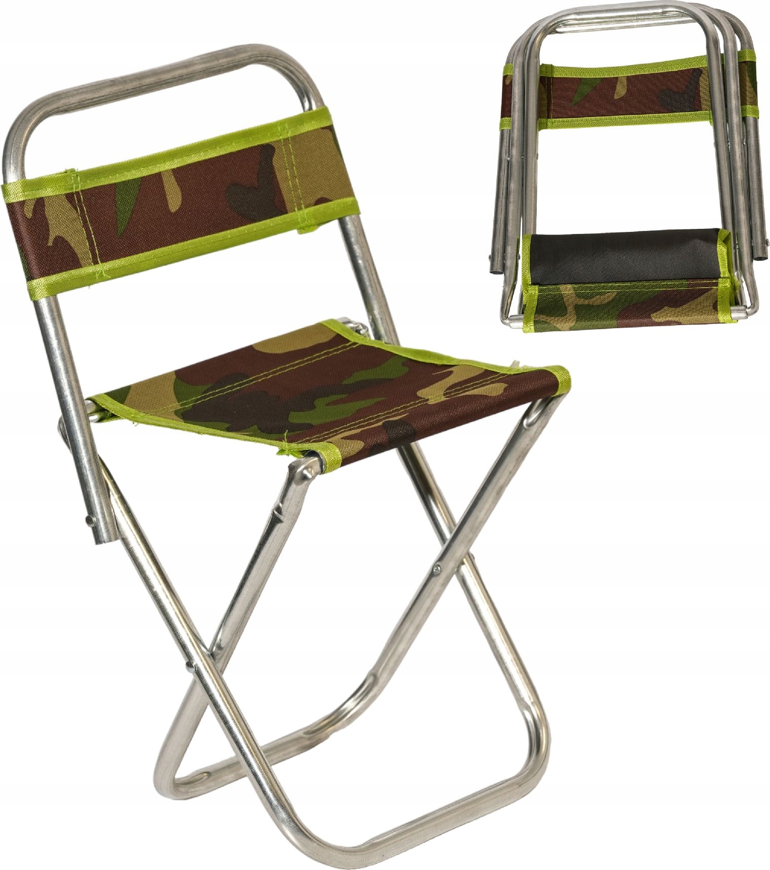 

Krzesełko wędkarskie turystyczne składane oparcie