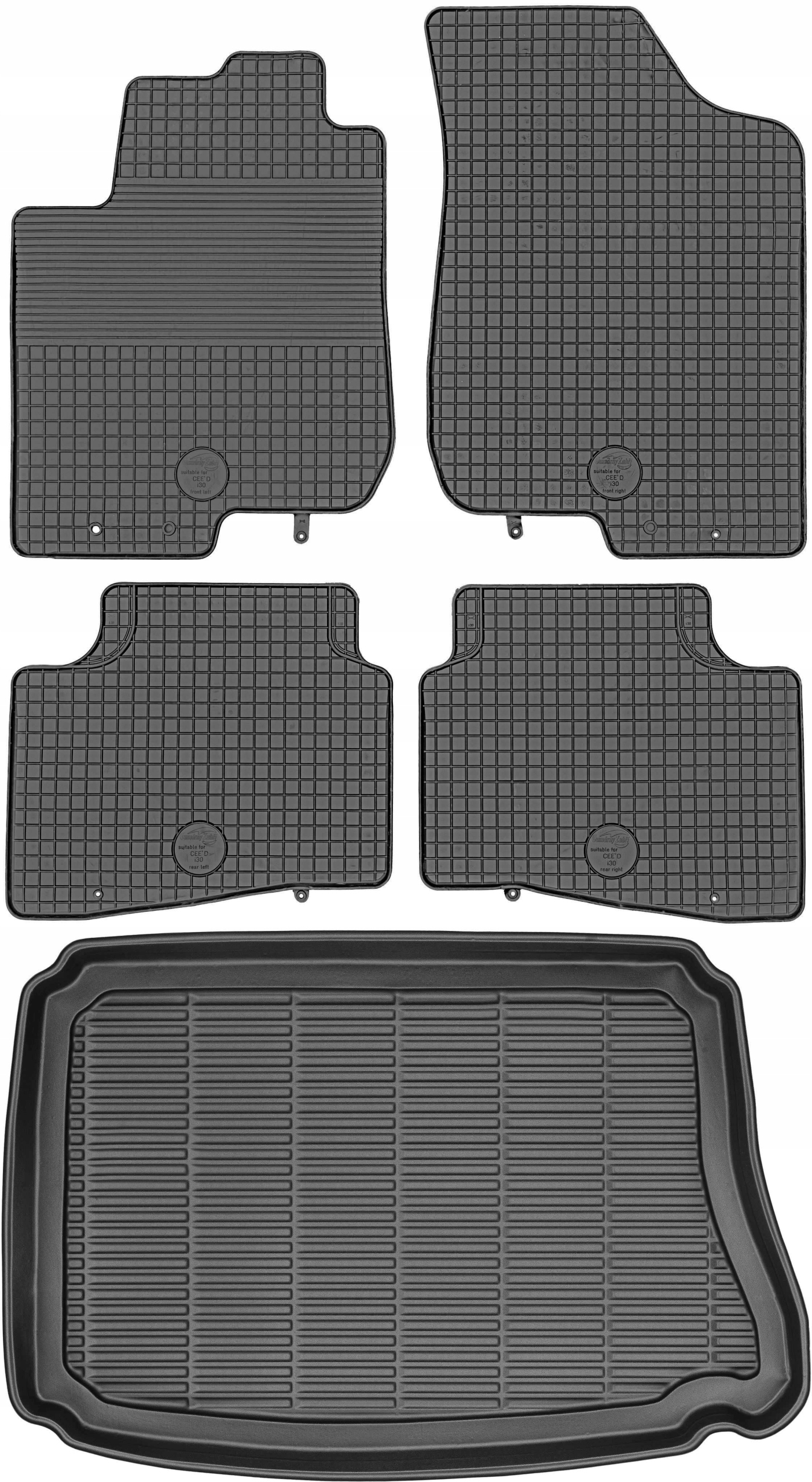 Hyundai i30 Hb 07-12 Gumové stierače rohož batožinového priestoru