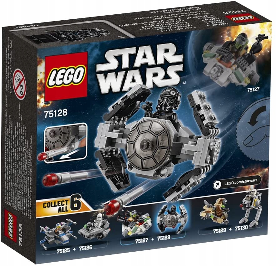 Lego 75128 Star Wars Tie Advanced Prototype