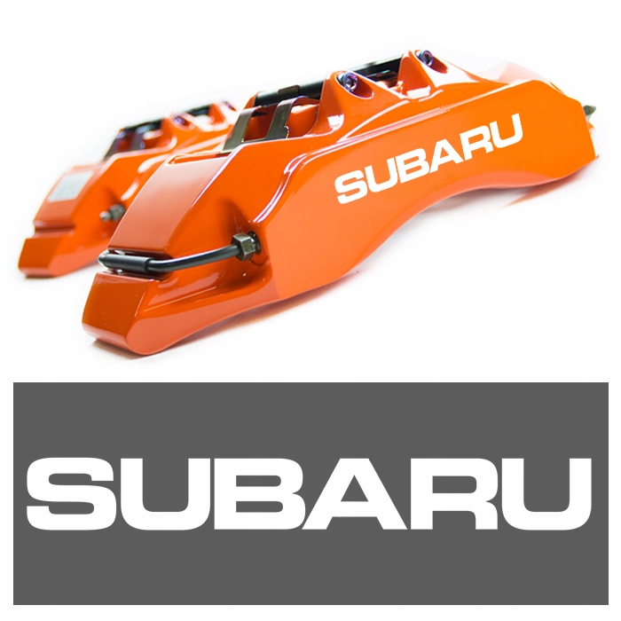 

Naklejka na zaciski hamulcowe Subaru klocki