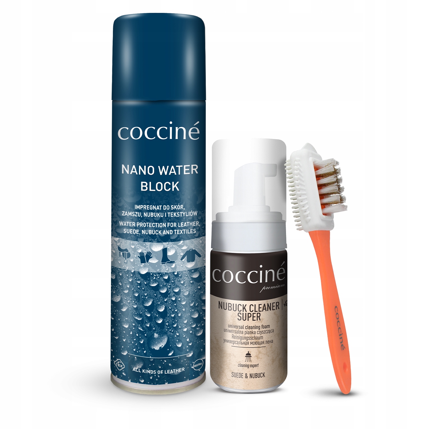 ZESTAW DO CZYSZCZENIA BUTÓW ZAMSZOWYCH COCCINE