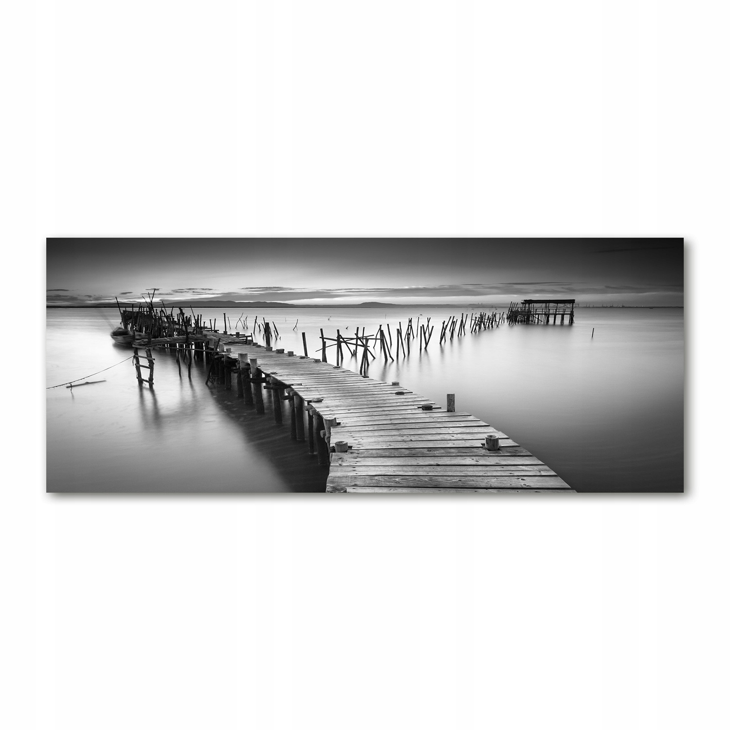 

Foto obraz akryl zdjęcie Drewniane molo 125x50 cm