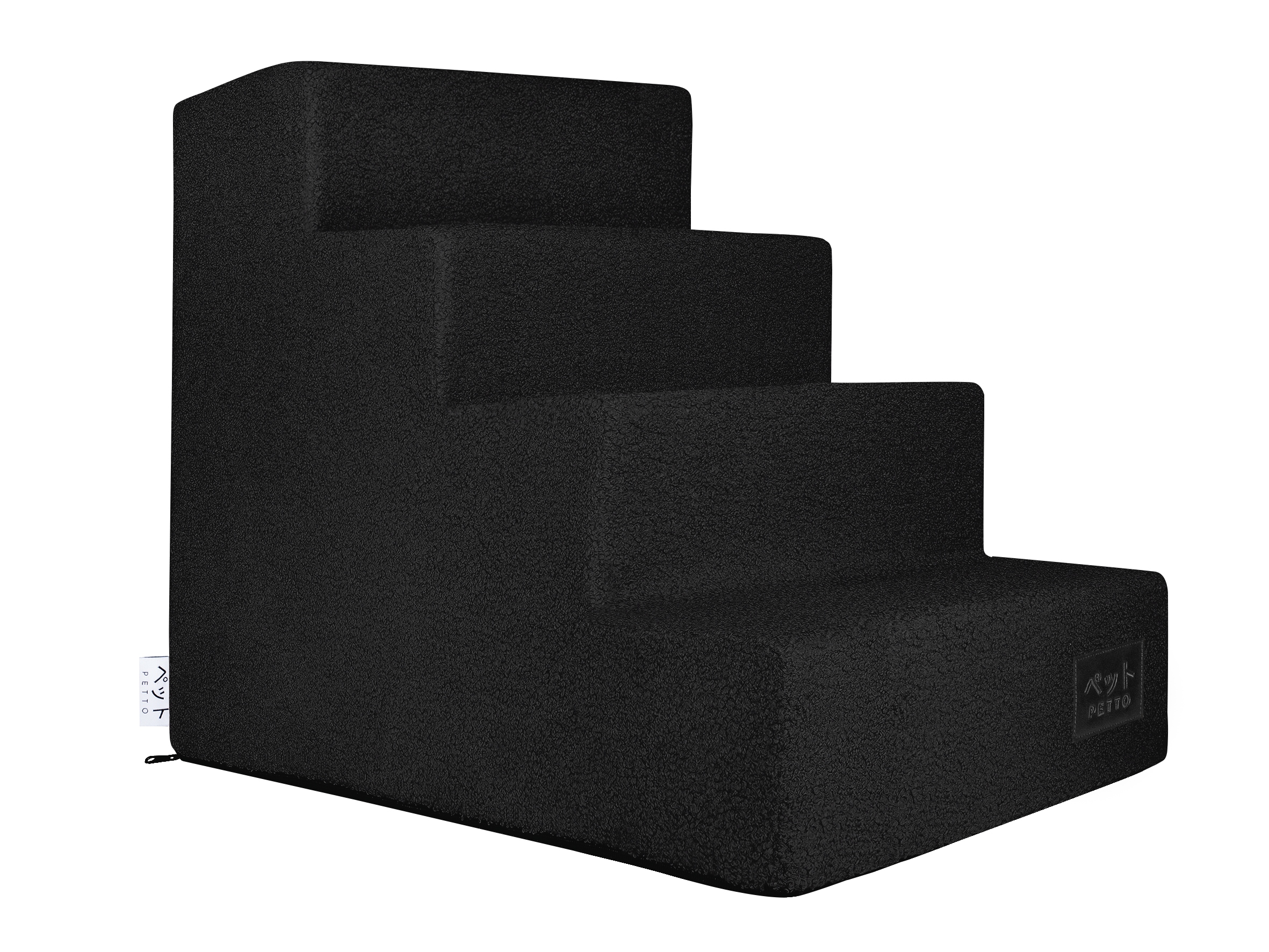 Levně Petto Takai 4 Cozy Schodky pro psa stupně černé