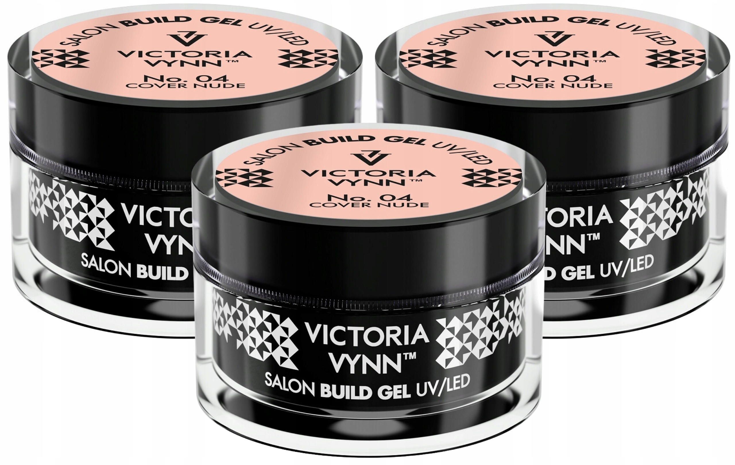 3 x Victoria Vynn Build Gel 04 Cover Nude, 15 ML